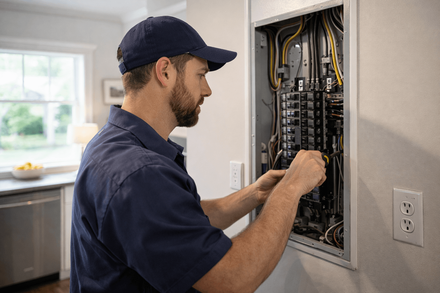 Electrical work for a Connecticut home project